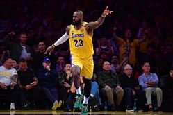 "Nice" - NBA fans react to LeBron James reaching 42069 career points
